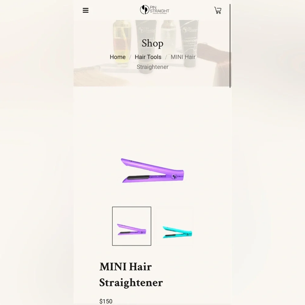Travel Size Hair Straightener by Pin Straight - Picture 8 of 14